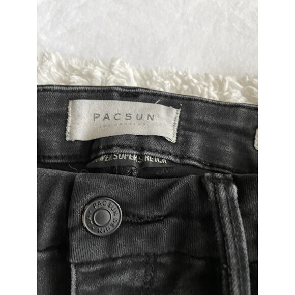 Pacsun women’s sz. 26 black “ Push up Jegging” Comfortable pair - Picture 4 of 11
